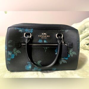 Coach Victorian floral Rowan satchel Coach F89154 Vic Floral Print RWN